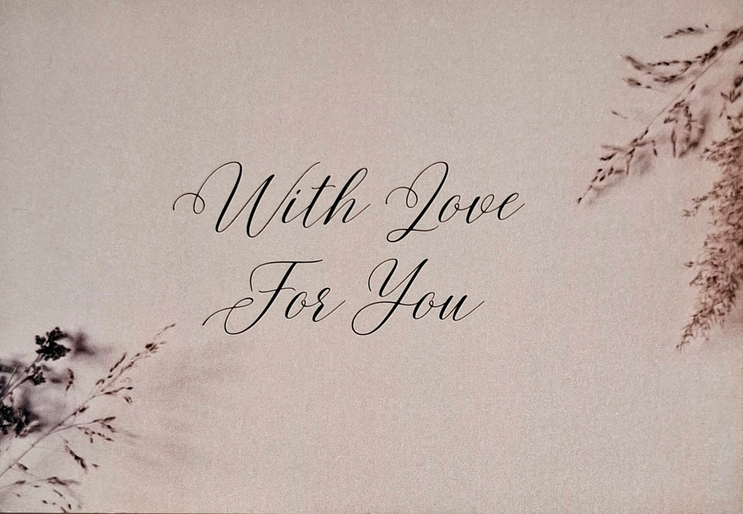 "With Love For You" Gift Card