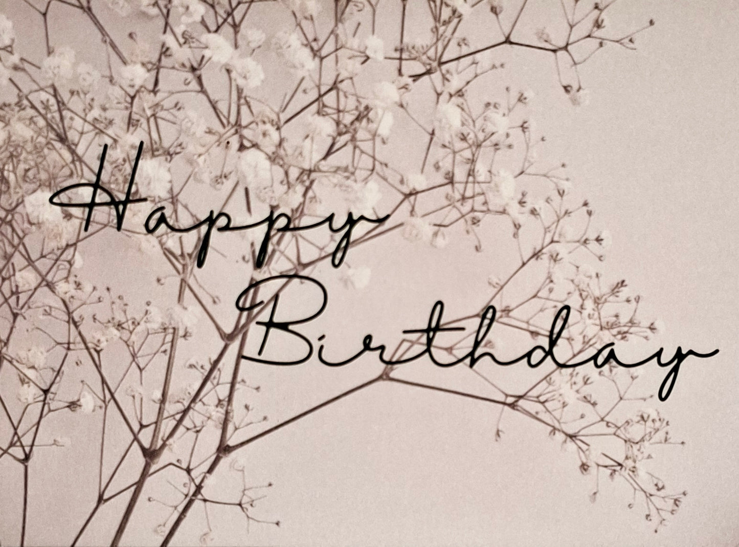 "Happy Birthday" Gift Card