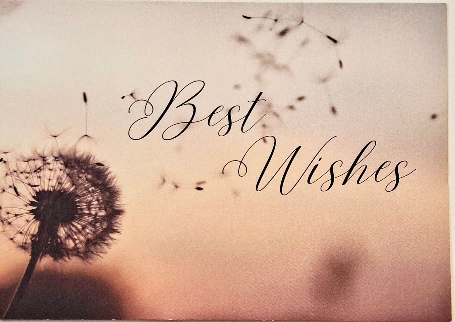 "Best Wishes" Gift Card
