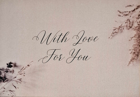 "With Love For You" Gift Card